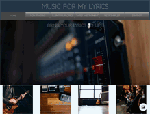 Tablet Screenshot of musicformylyrics.com